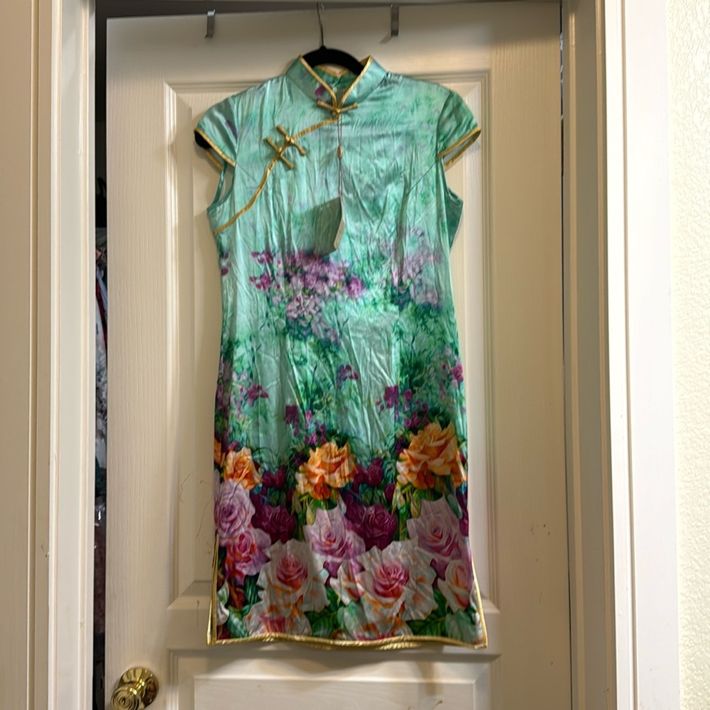 Chinese dress never worn bought from china - silk